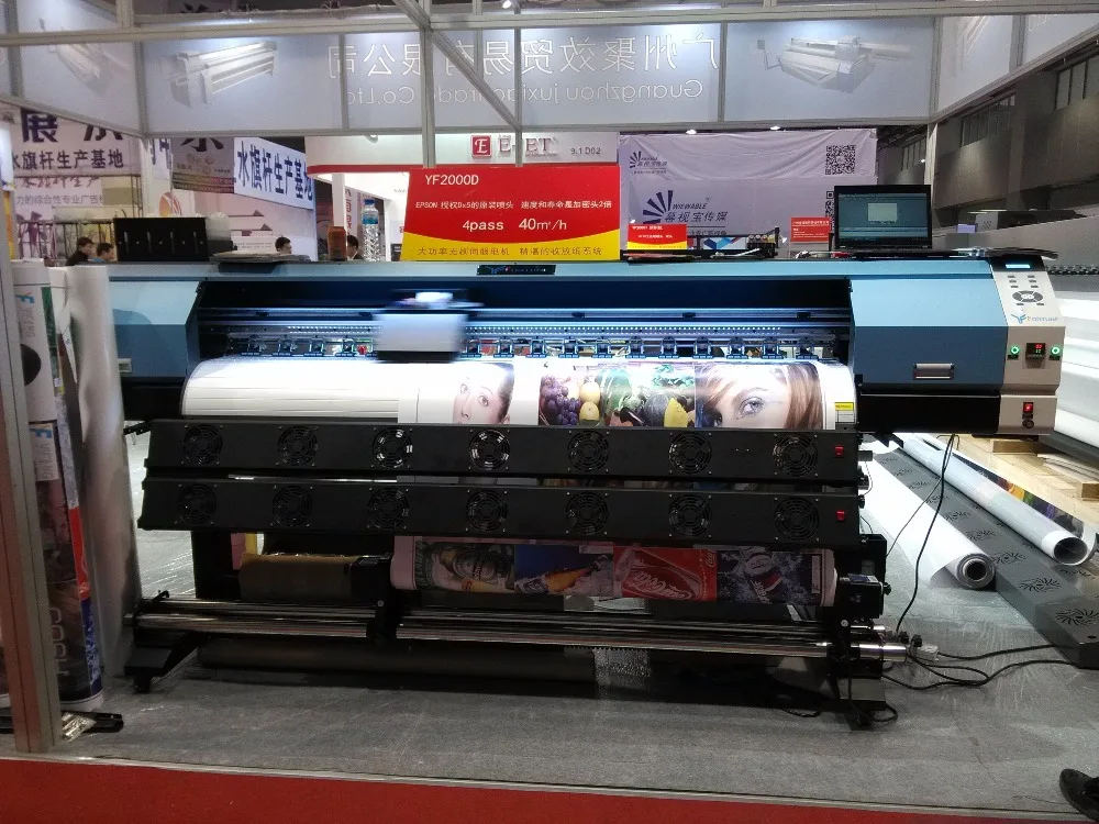 Fortune 3.2 m eco-solvent type printer with DX5 print head