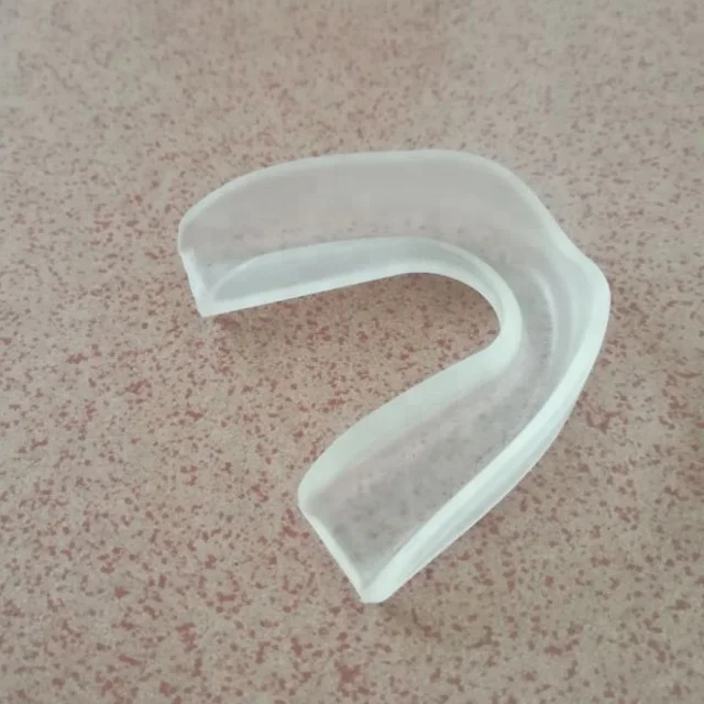 Unisex Single Mouth Guard for Boxing and Dental Care Custom Logo Sports Protection by Soft Rubber and Plastic Teeth Protector