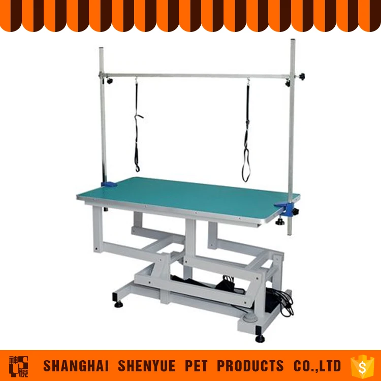 
stainless steel adjustable pet grooming table electric lift table for dog 