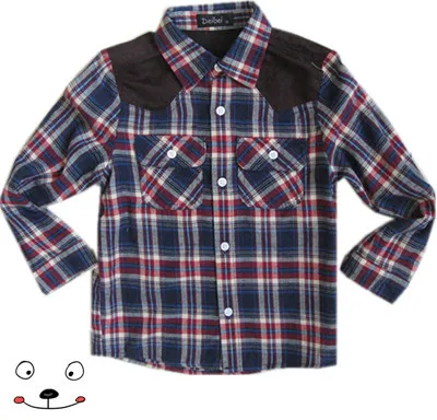 kids plaid flannel casual latest shirt designs for boys