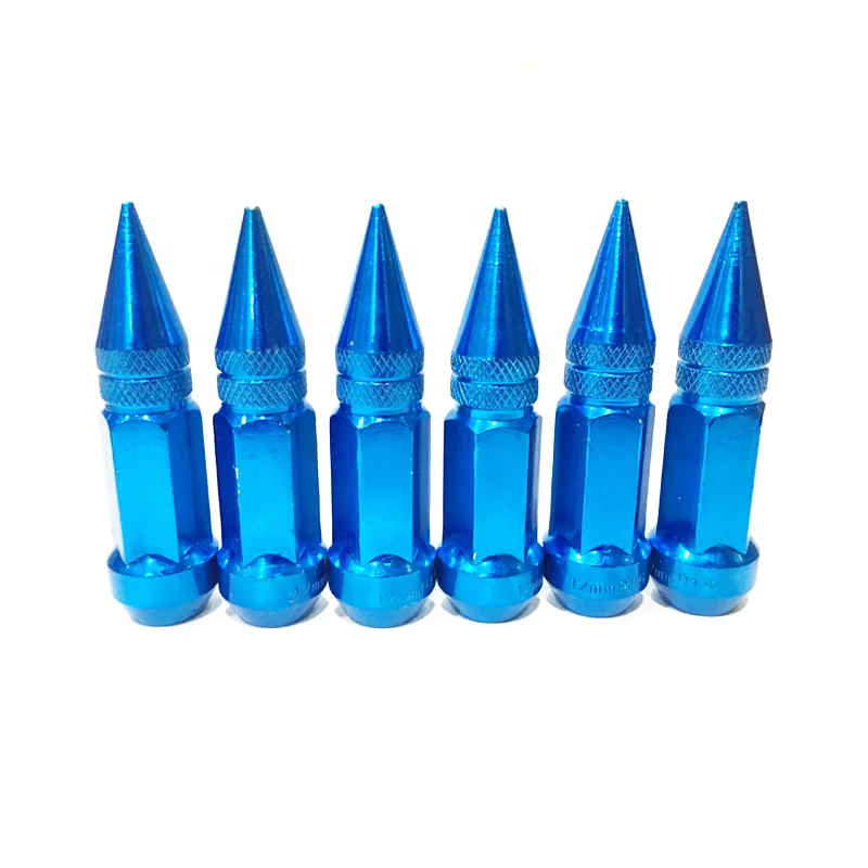 
Guangzhou Supplier Car Part Popular Tire Racing Iron Pointed Lock Nuts 