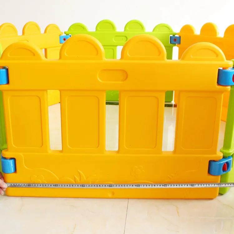 Colorful Indoor Plastic Kids Soft Play Area Pen Fence