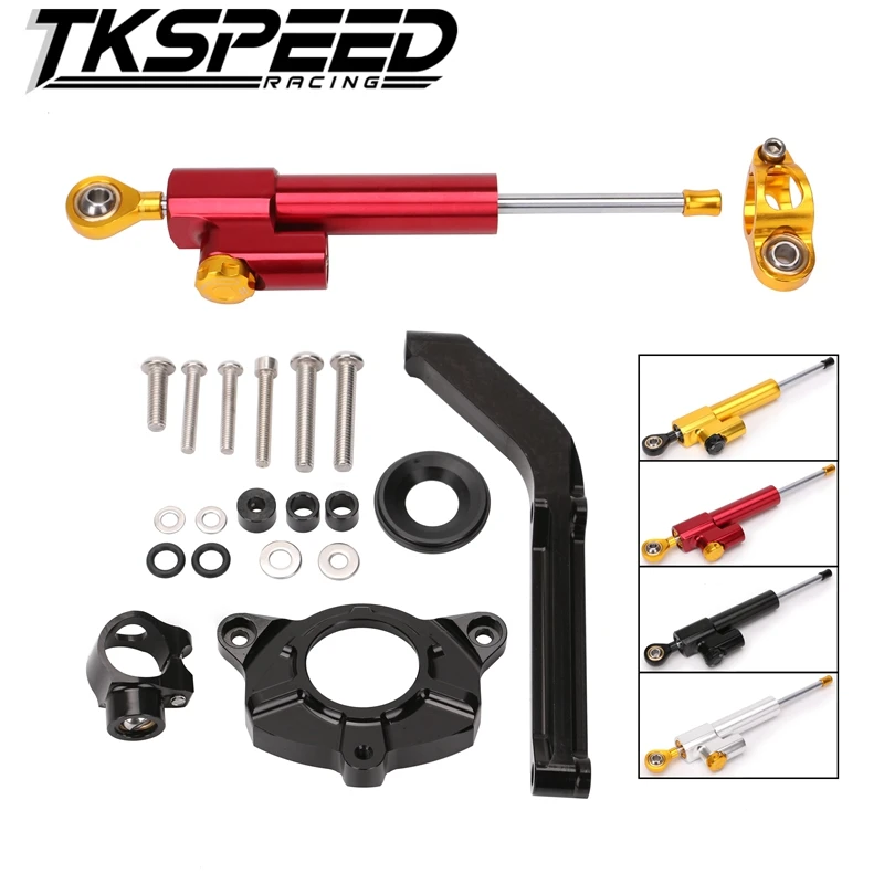 Мотоциклетный Регулируемый демпфер рулевого управления для Kawasaki Z1000 2014-2016, стабилизирующий кронштейн, комплект держателей, аксессуары