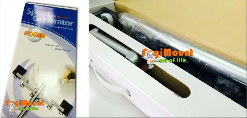 
Space Generator Dual LCD Monitor Arm (Desk Clamp / Grommet Mount) 