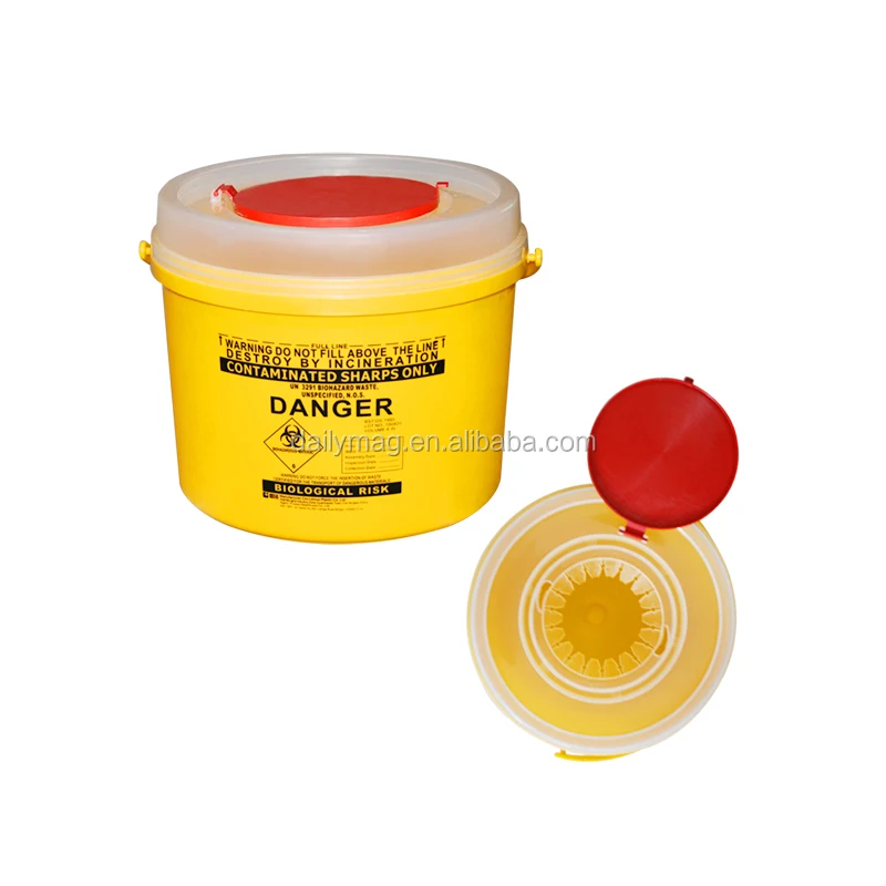 Wholesale Cheap Plastic sharps box 3 Lts Sharp Container Box Sharps Disposal Container