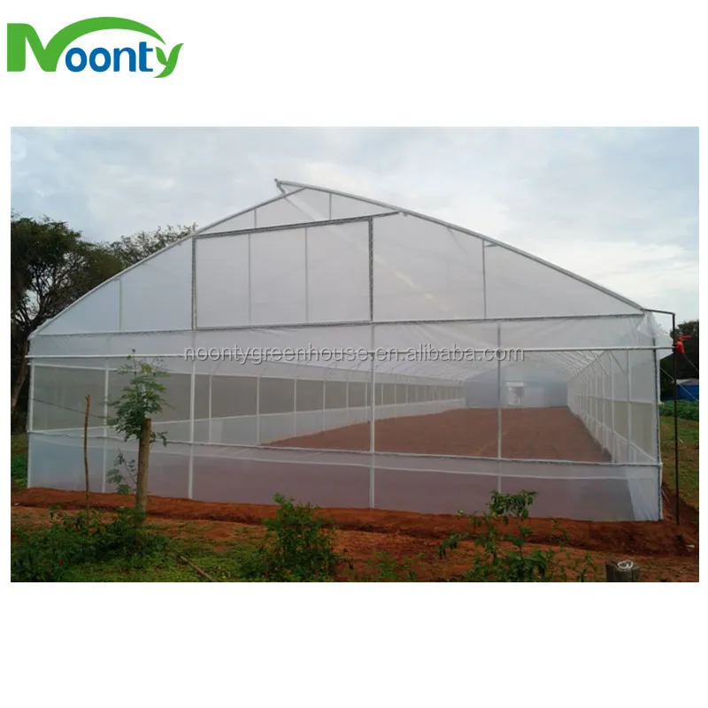 Agricultural Commercial Tropical Greenhouse For Vegetable/Crops/Cucumber/Tomato/Cherry/Pepper Growing