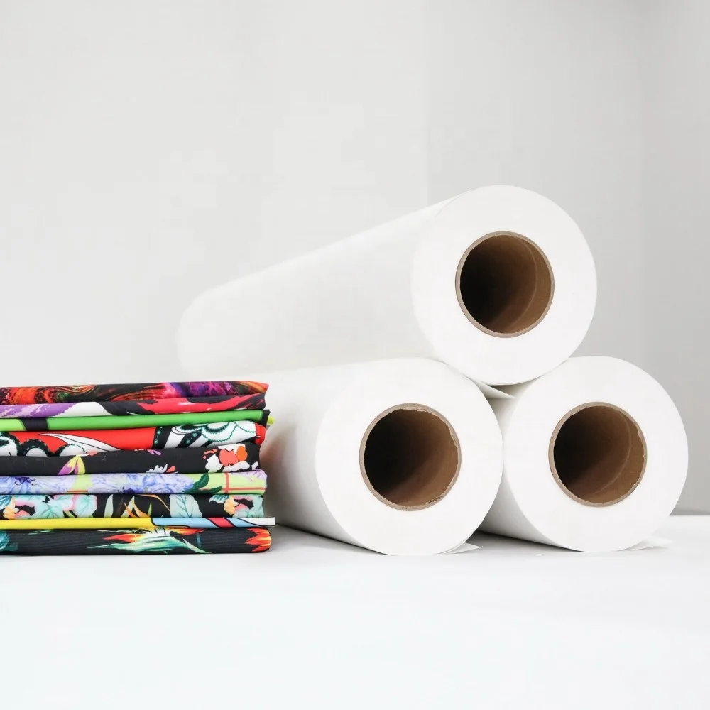 No curl high speed printing  fast drying different size 100gsm sublimation paper jumbo/ normal roll/A3A4 sheet