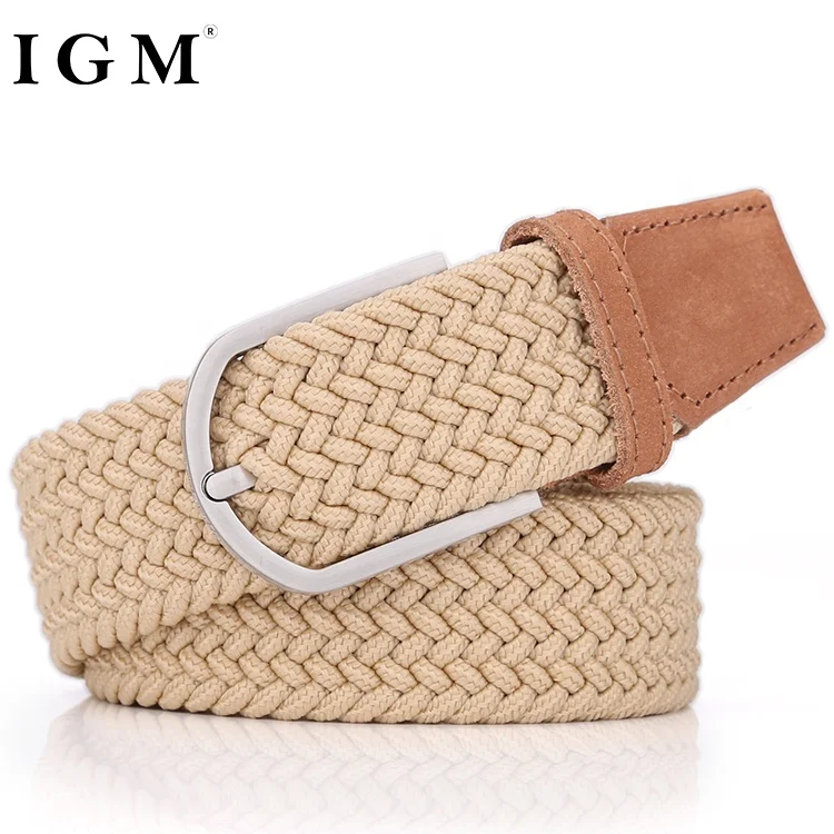 wholesale custom webbing canvas belt woven belt for women