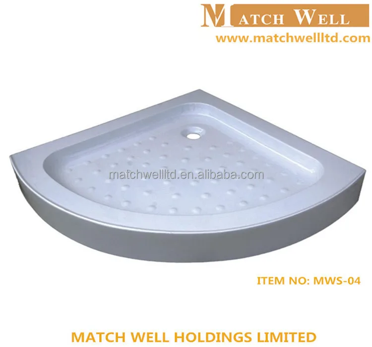 Bathroom Sanitary deep black shower tray 70x70