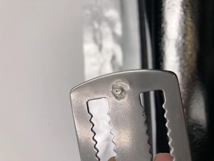 High Quality 304 Stainless Steel Metal diving,  Weight Belt Keeper with D-ring diving equipment~