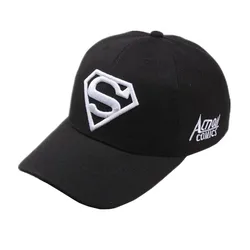 6 Panel Baseball Cap Superman Embroidery Sport Hat Wholesale Outdoor Caps