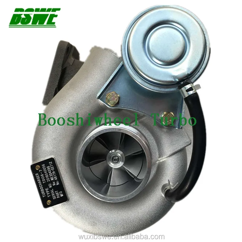 Turbocharger TD06-7 Turbo ME304031 ME304598 for Fuso 6M60 EURO 4 Engine 49179-02712 49179-02710 49179-02711