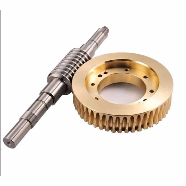 MMS High precision Hot Sale bronze/brass worm gear with worm