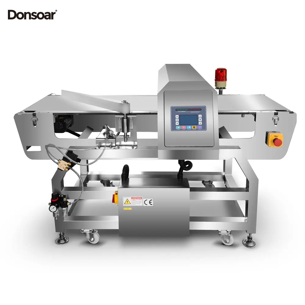 
High Sensitivity Food Grade Metal Detector With Automatic Rejector 