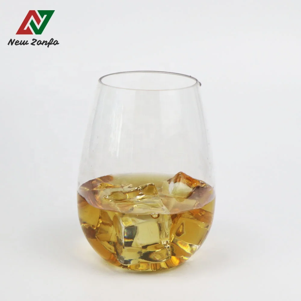 
High Quality Stemless Wine Glass New Style Unbreakable Wine Glasses Shot Glasses 