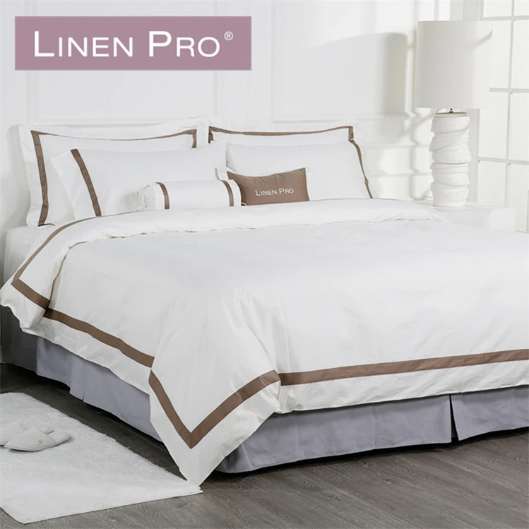 Комплект постельного белья Home choice, постельное белье для отеля белого цвета + постельное белье для гостиницы, простыня с натяжками «Хилтон» + 100 хлопок, постельное белье для отеля