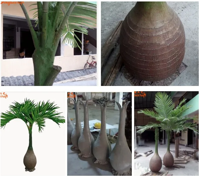 Все виды тропических растений искусственные пальмы и растения оптовая продажа садовая декоративная бутылка Пальма для продажи