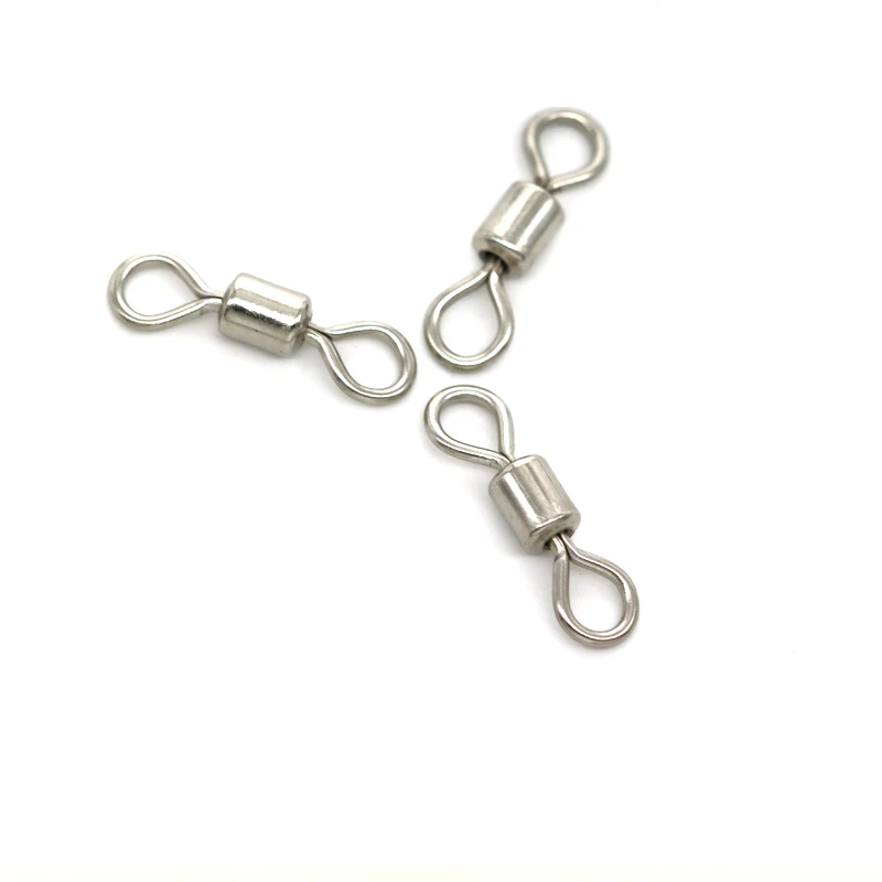 carp fishing rolling swivels terminal fishing tackle accessories stainless steel fishing hook connector