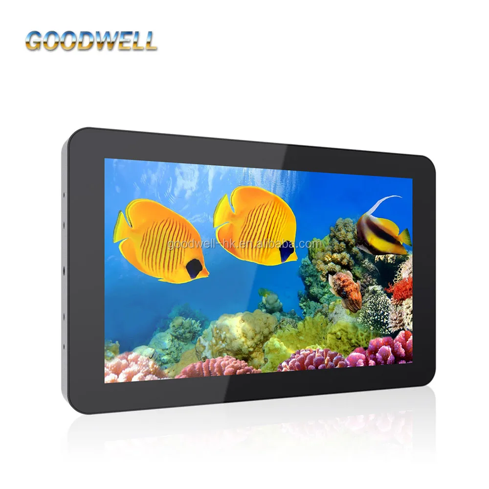 Metal Frame Industrial 10 Inch USB Touchscreen Monitor 10 Point Capacitive Multi Touch for Automation System