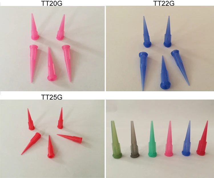 
luer lock dispensing tip,disposable blunt needle tip 