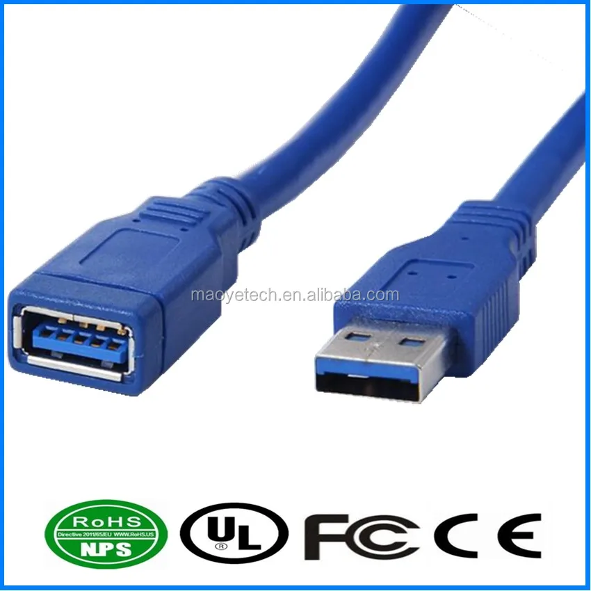 Factory Direct Wholesale USB3.0 Type A Male to USB 3.0 Type A Female Extension Power Supply Cable