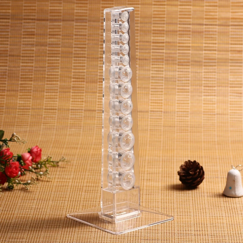 Nadeco Acrylic makeup brush holder, nail art tools display