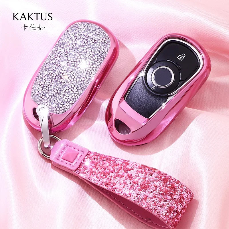 For Buick VELITE 5 GL8\GL6 Verano NEW LaCrosse NEW Regal ENCORE Car Key Case PC Diamond Crystalprotect Cover Car key shell