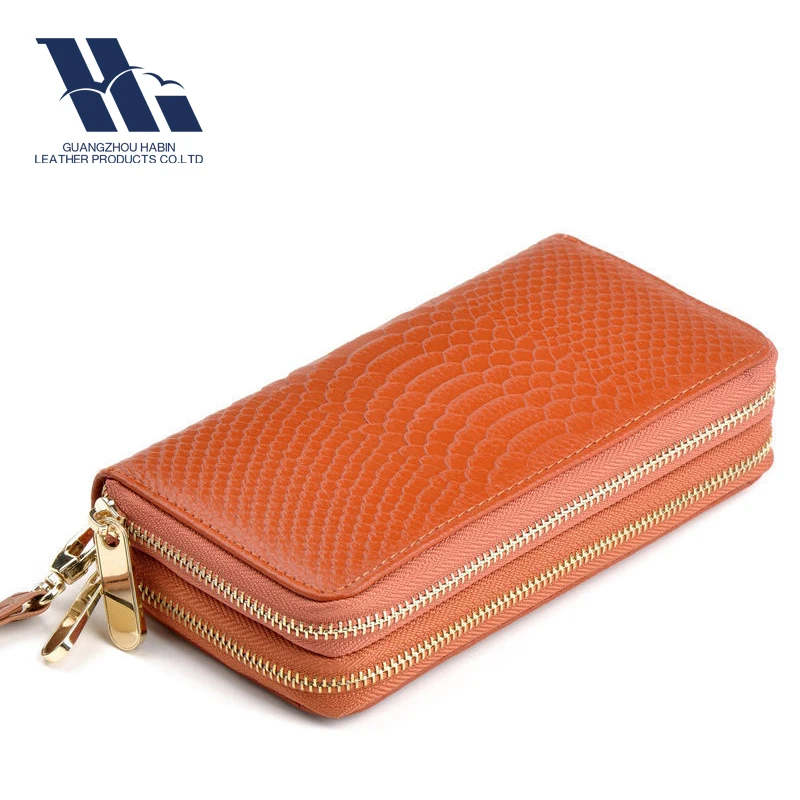 China Manufacturer Wholesale Pu leather Small MOQ Long Wallet Women Wallets Female Lady Bags Zipper Purse