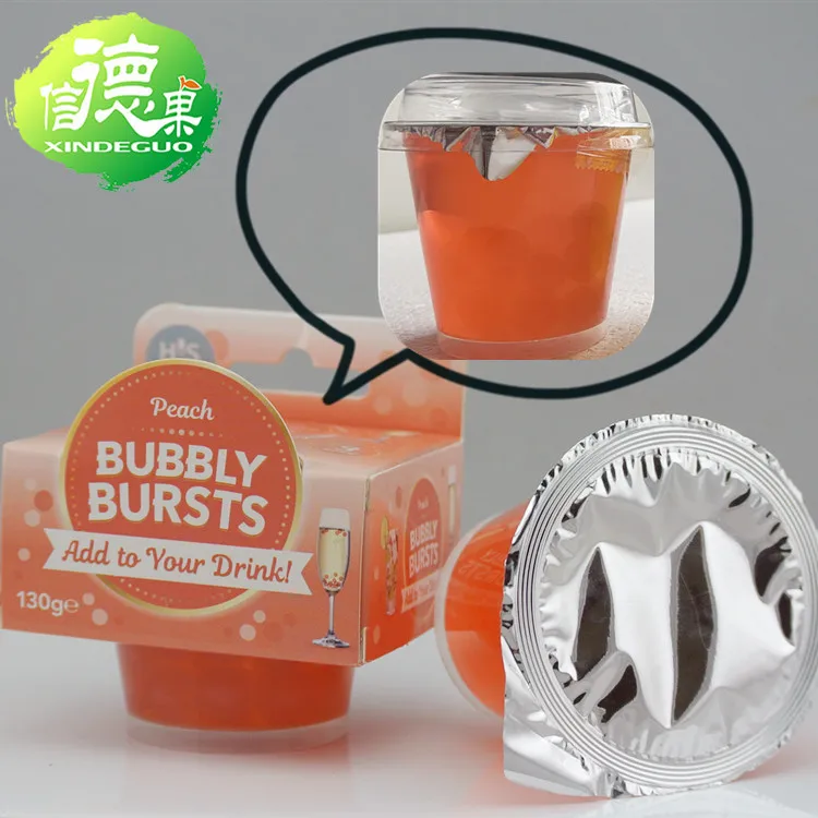 
120g Popping Boba Drink, Small Pack Taiwan Popping Boba Cup 