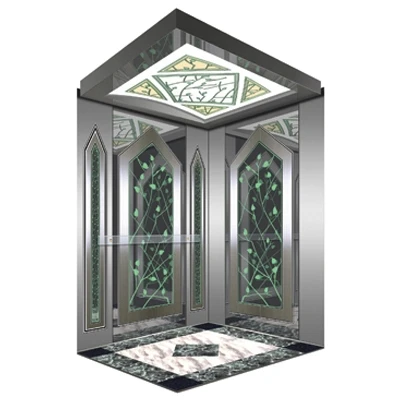FUJI Custom cabin lift passenger elevator for shopping center