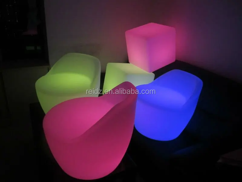Rechargeable waterproof led light wholesale nightclub furniture for decoration