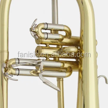 
Hot Sale Gold Lacquer Flugelhorn 
