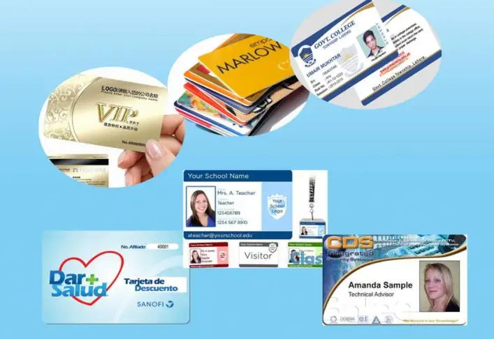 FCOLOR Factory Direct Supply 86mm*54mm*0.76mm Blank Business Card Sublimation PVC Card