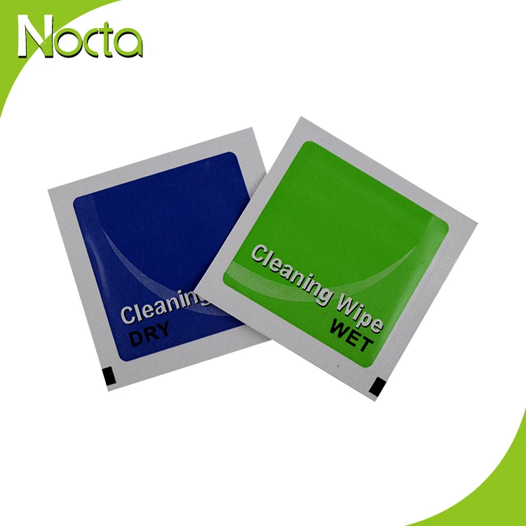 Lens cleaning wet wipes custom logo