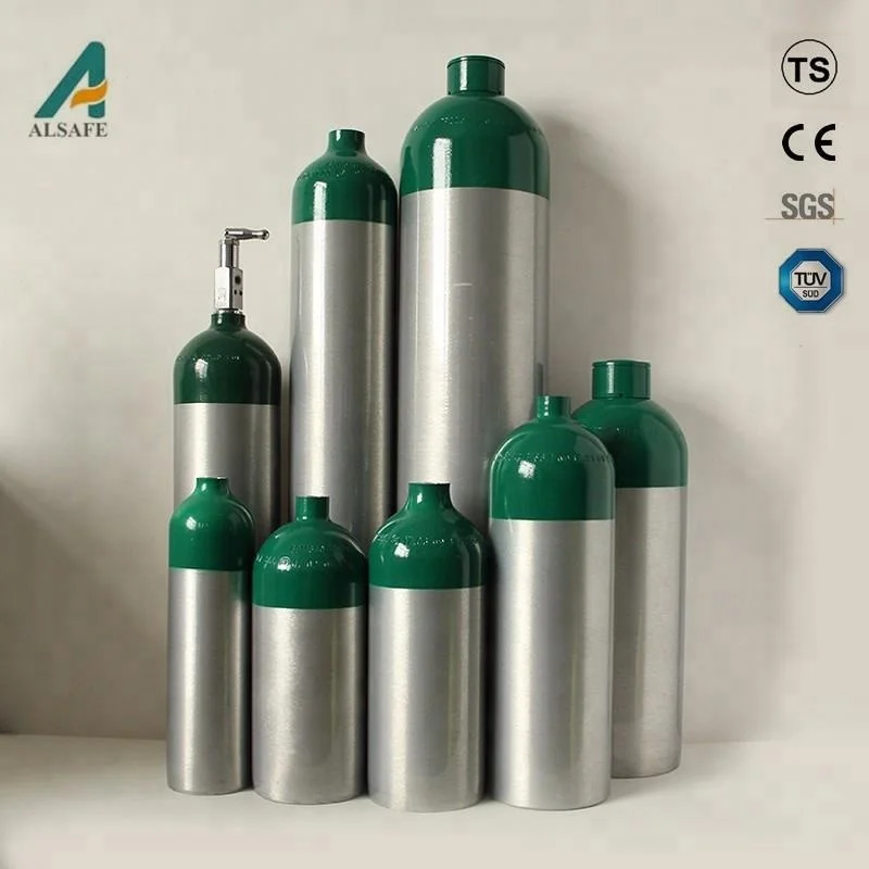 ALSAFE M series aluminum high pressure medical portable oxygen tank