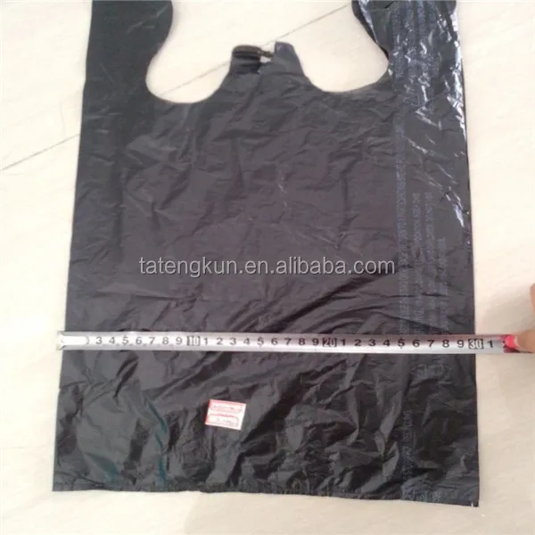 
High density corn starch garbage bag 13 gallon shopping packaging plastic vest handle T-shirt bagcornstarch garbage bags 
