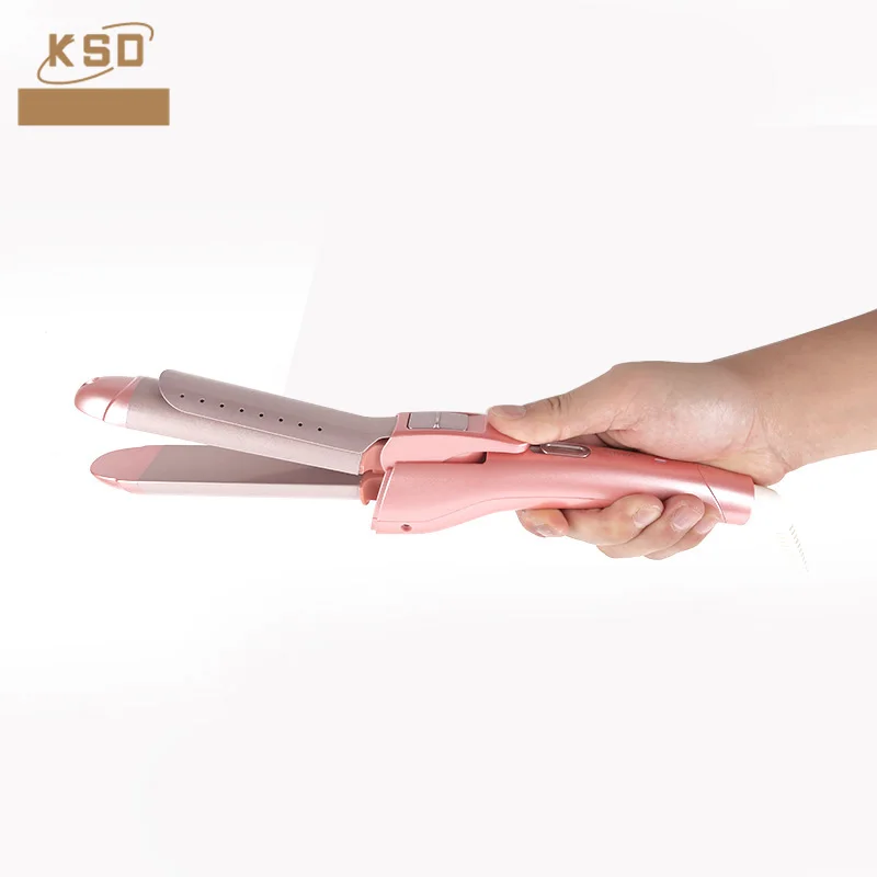 Folding Style Low and Hight Two Temperature Kinds Wet to Dry 2 in 1 Hair curler and Hair Straightener