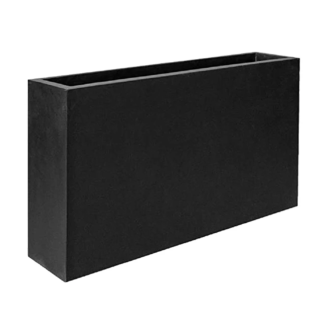 Clay Fiber Tall Flower Pot for Window Decoration