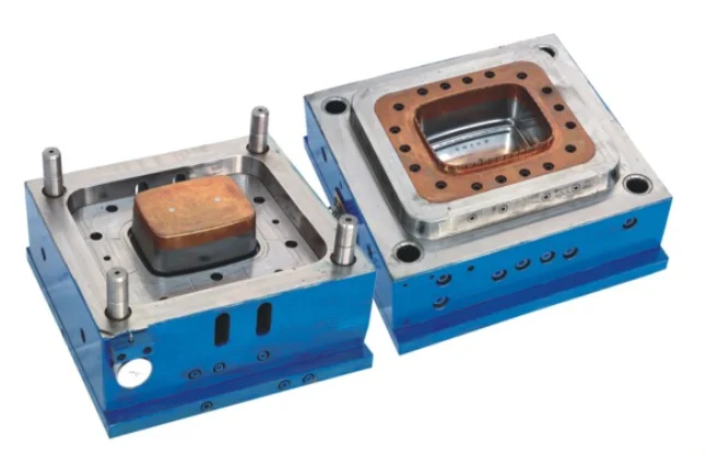 Custom Plastic Injection Mould for Thin Wall Rectangular Food Container Plastic thin wall disposable plastic spoon mould