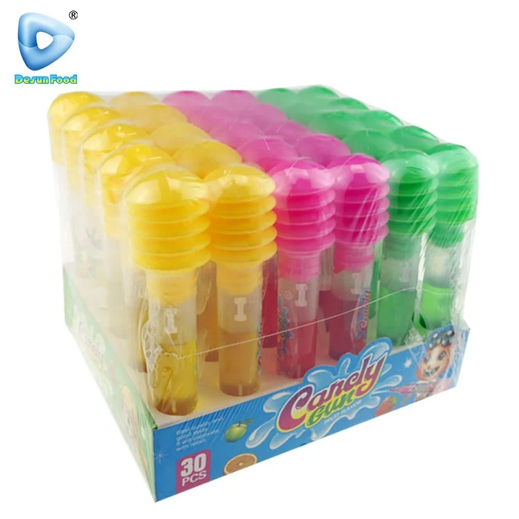 Halal игла цилиндрической формы жидкий фруктовый джем конфеты