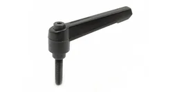 industrial handle knobs zinc alloy metric thread adjustable handle