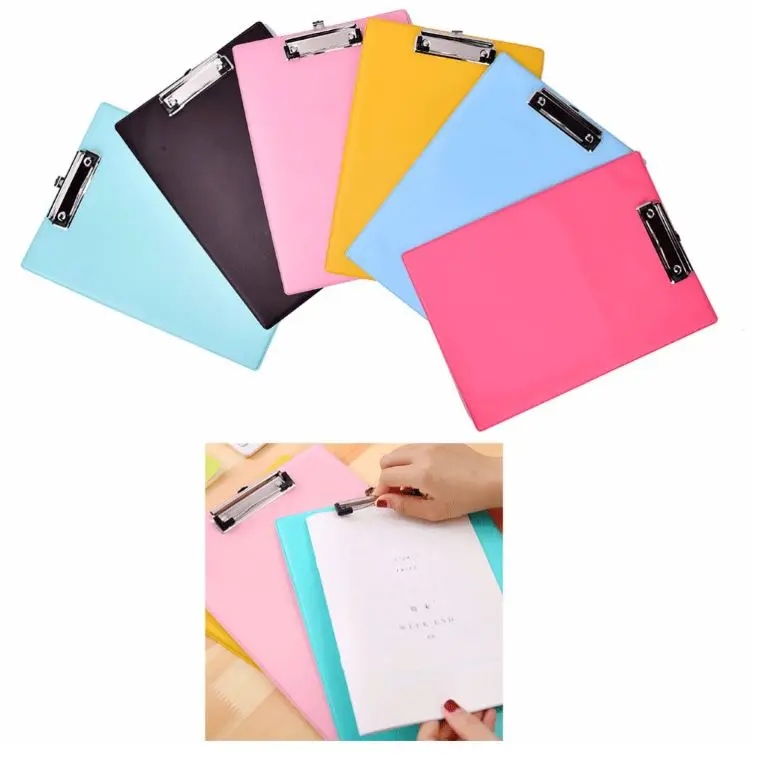 New Office School Supplies Clipboards A4 Notes Folder Write Sub-plate Holder Word Pad Stationery Paper File Folder Holder
