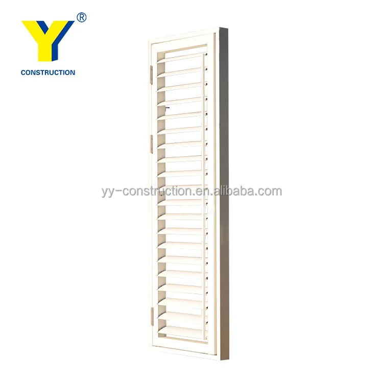 Aluminium Louver Doors /outdoor plantation shutters/louvered french doors