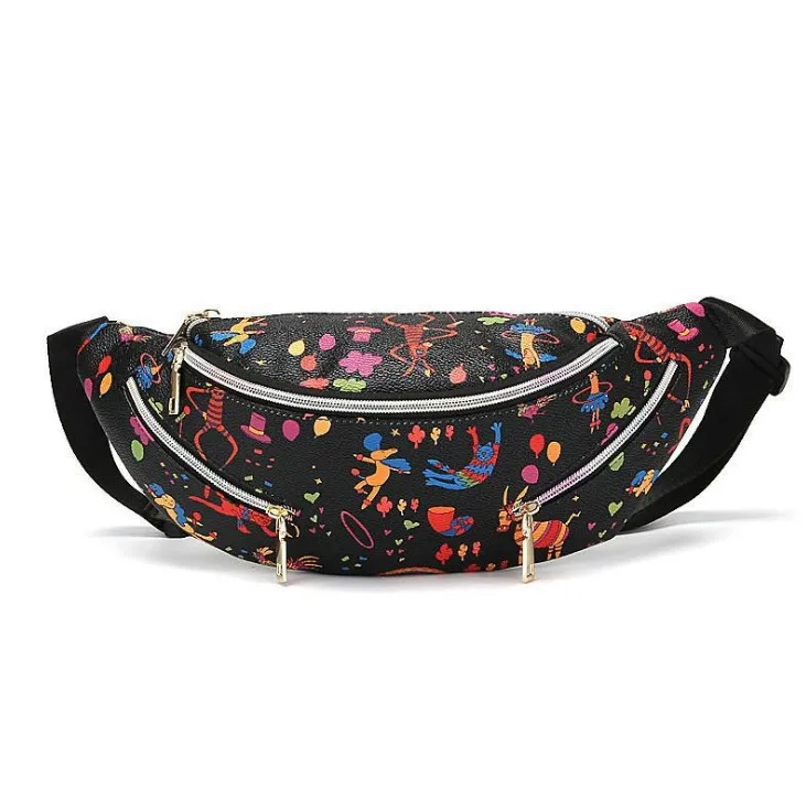 custom fanny packfanny logo bumbag crossbody bags elegant ladies Waist Bags Kids cartoon Sublimation ace big Fanny Pack