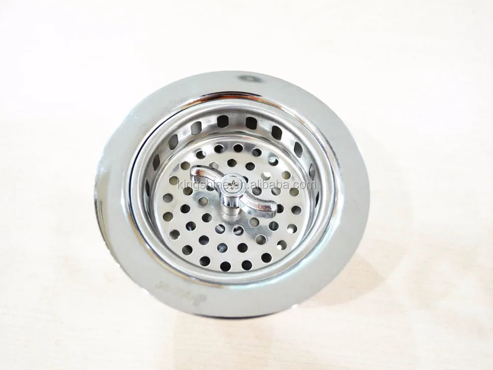 Kitchen Mesh Stainless Steel Sink Basin Plug Strainer Drainer / tainless Steel Kitchen Sink Strainer