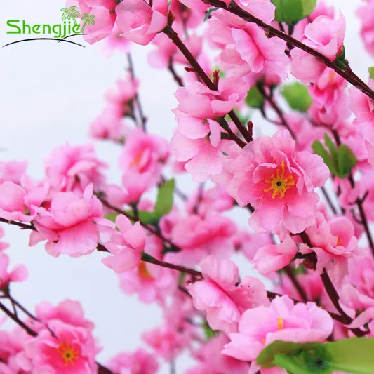 6.5 feet wedding table centerpiece tree artificial peach blossom tree