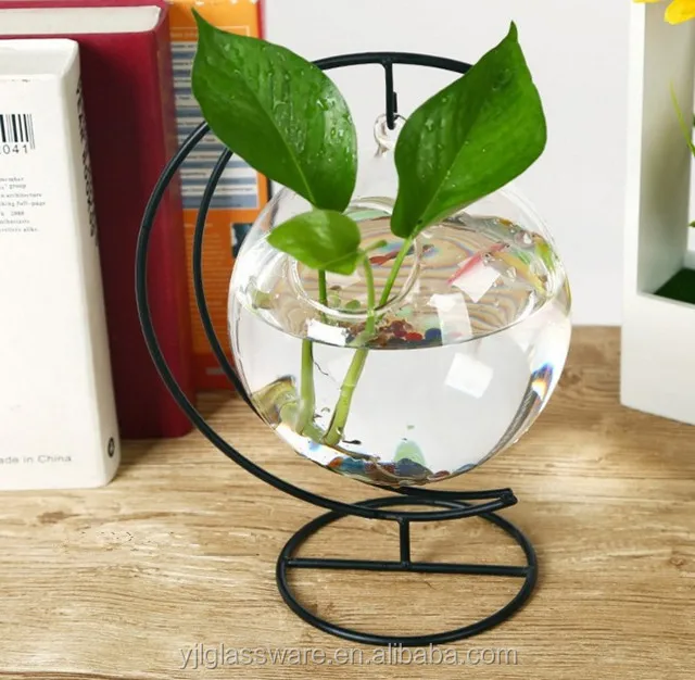 hot selling popular design hanging clear glass fish bowl