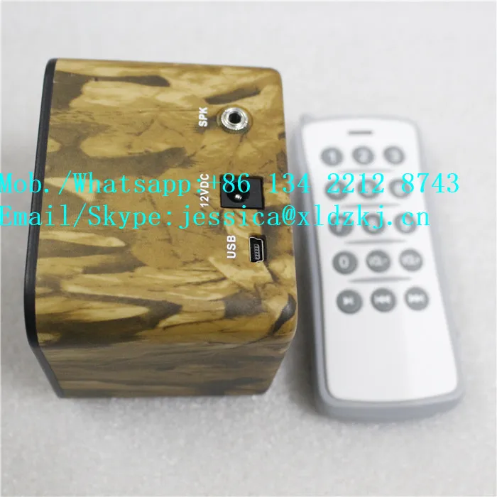 Dc 12V Remote Control 50W Mp3 Bird Callers For Hunting