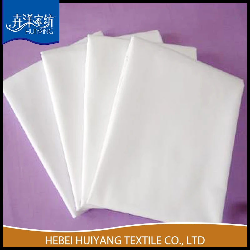 factory price polyester cotton fabric manufacturer 50/50 40x40 110x90 white