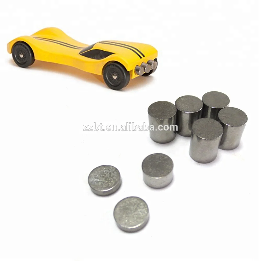 
Pinewood Derby Weights - Tungsten Rods - 8 Pieces - 3 oz. Total 